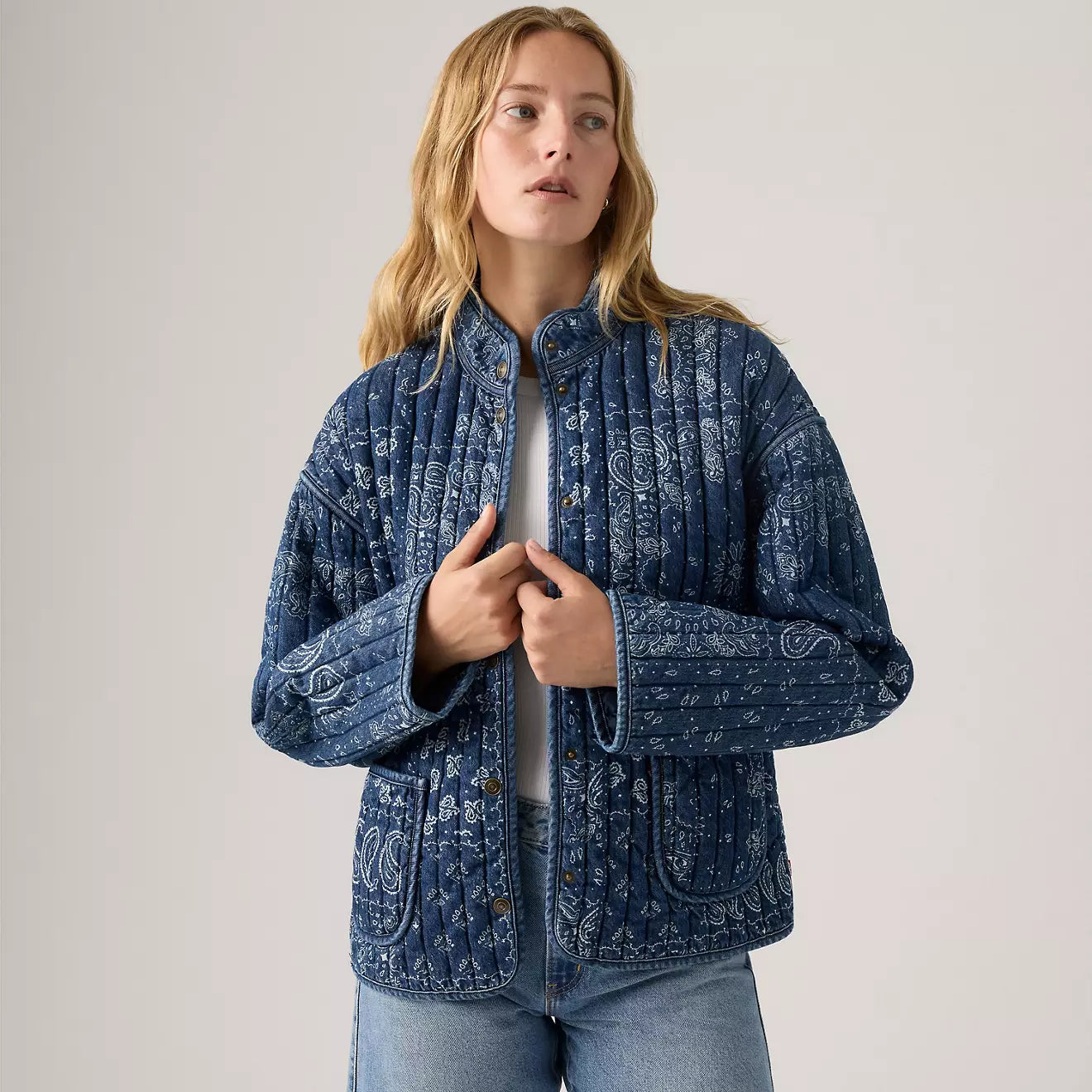 levi's® lottie 外套|女裝 003G20002XS- Blue – Levi's 香港
