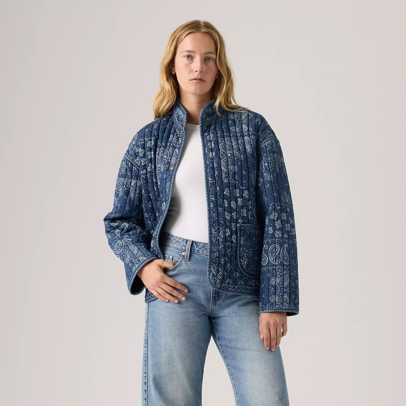 levi's® lottie 外套|女裝 003G20002XS- Blue – Levi's 香港