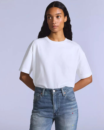 levi's® blue tab™ daily tee | 女裝 003JL0000M- Neutral  – Levi's 香港