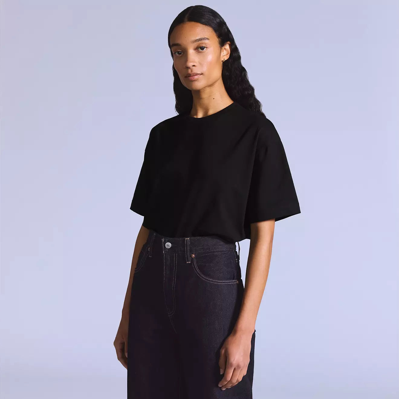 levi's® blue tab™ daily tee | 女裝 003JL0001XS- Black – Levi's 香港