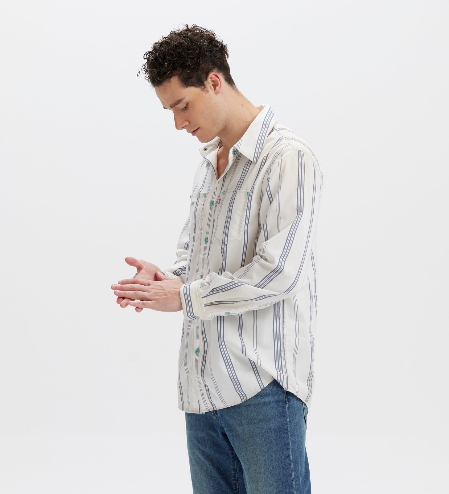 levi's®  workwear  系列恤衫 |男裝 003KW0001XS- White – Levi's 香港