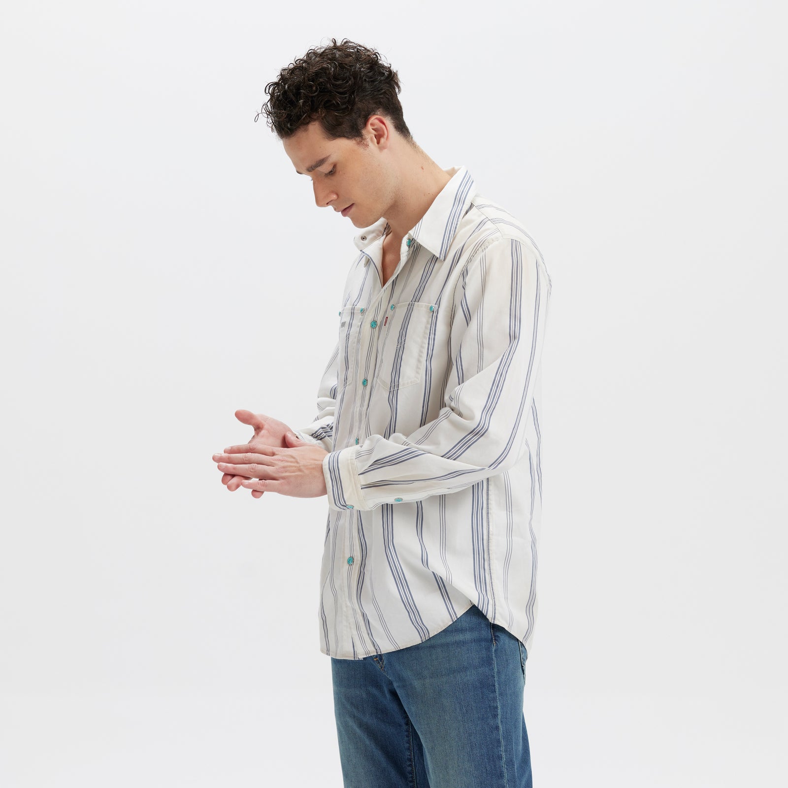 levi's®  workwear  系列恤衫 |男裝 003KW0001XS- White – Levi's 香港