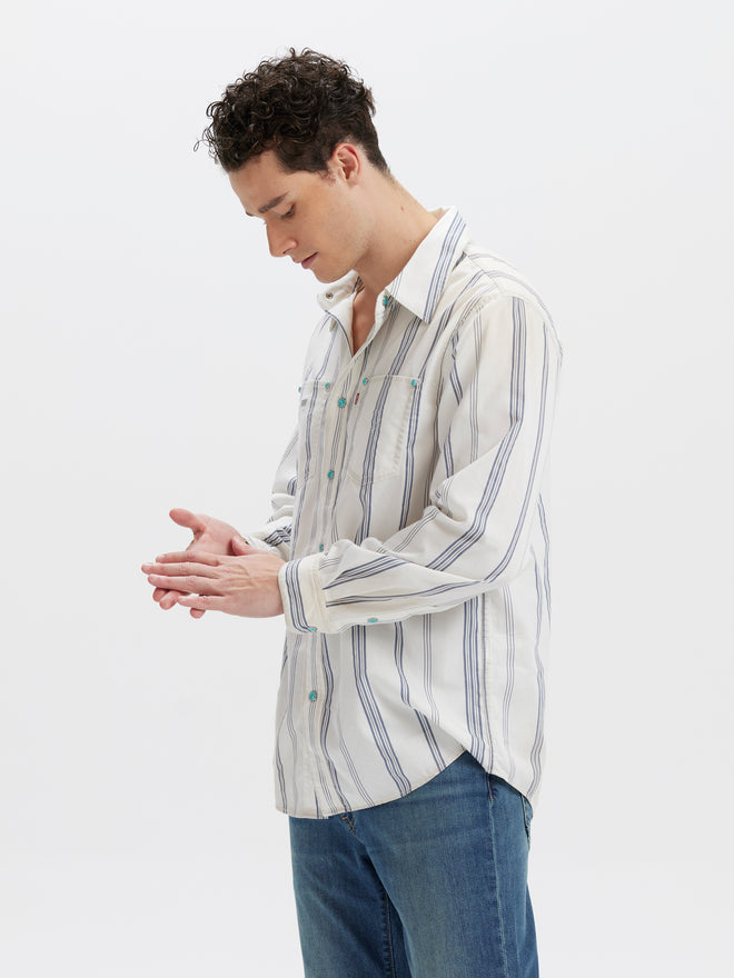 levi's®  workwear  系列恤衫 |男裝 003KW0001XS- White  – Levi's 香港