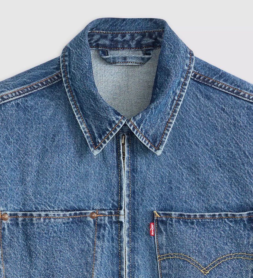 levi's® twist trucker 牛仔外套 | 男裝 - medium indigo | levi's hk 003M30001XS- Medium Indigo – Levi's 香港