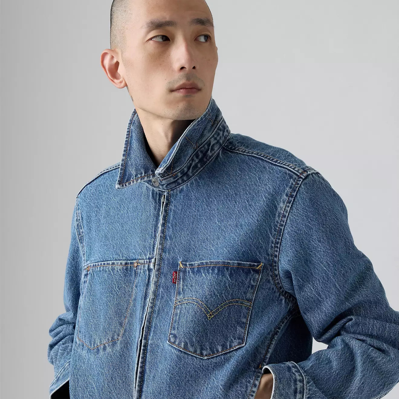 Levi's® Twist Trucker 牛仔外套 | 男裝 - Medium Indigo | Levi's HK