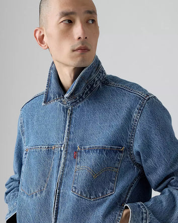 levi's® twist trucker 牛仔外套 | 男裝 - medium indigo | levi's hk 003M30001XS- Medium Indigo  – Levi's 香港