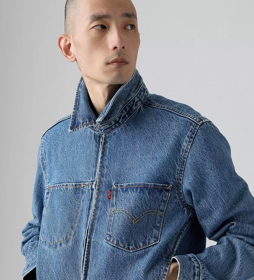levi's® twist trucker 牛仔外套 | 男裝 - medium indigo | levi's hk 003M30001XS- Medium Indigo – Levi's 香港