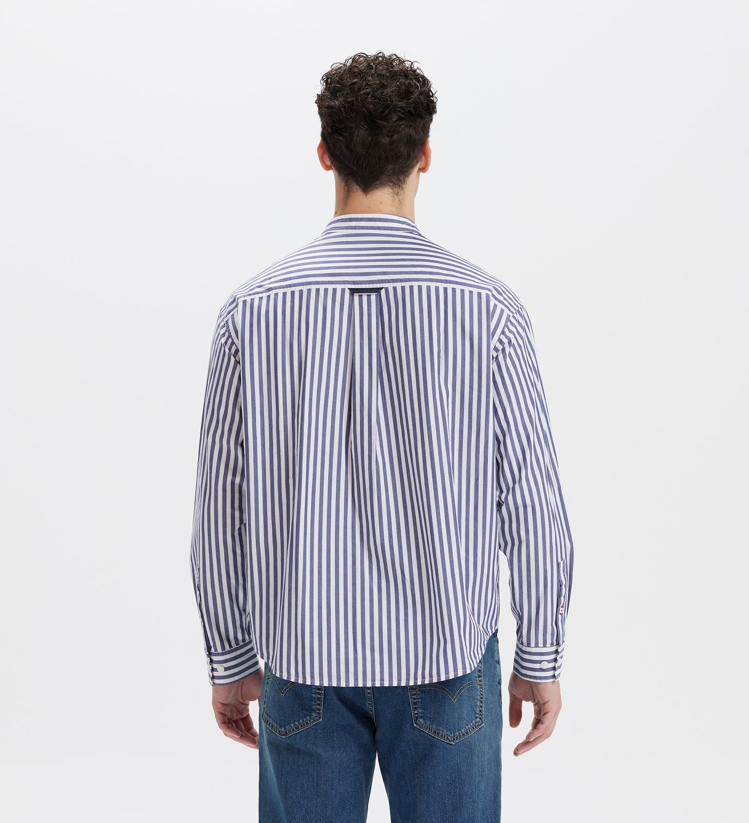 levi’s® 牛津領黑條紋長袖襯衫  | 男裝 003MY0003XS- Multi – Levi's 香港