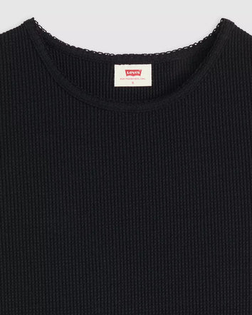 levi's® women's dry goods waffle cap-sleeve tee 003PW0001XS- Multicolor  – Levi's Hong Kong