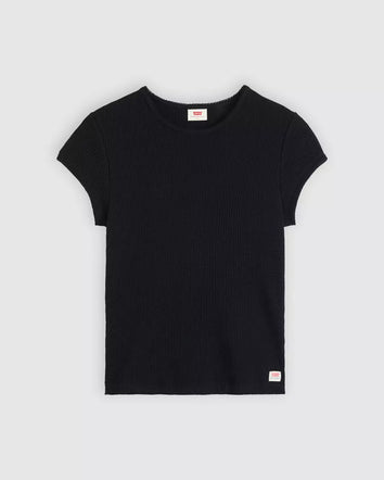 levi's® women's dry goods waffle cap-sleeve tee 003PW0001XS- Multicolor  – Levi's Hong Kong