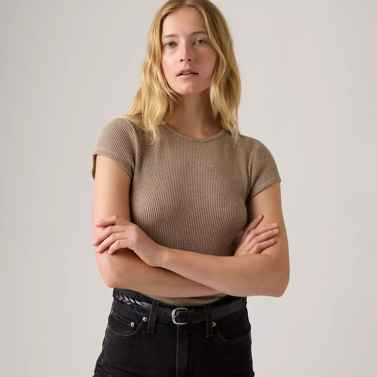 Levi's® Dry Goods Waffle T恤 | 女裝 - Multicolor | Levi's HK