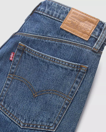levi's® 女裝 barrel saddle back 牛仔褲| 女裝 - medium indigo | levi's hk 003Q700012330 Medium Indigo  – Levi's 香港