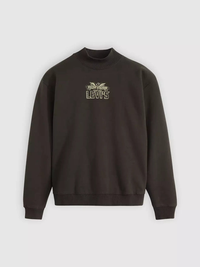 levi's® graphic collins 高領圖案衛衣|女裝 003R90000XS- Black  – Levi's 香港