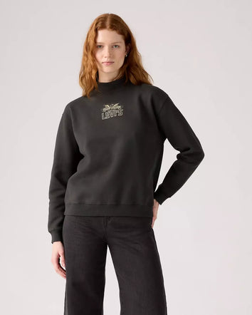 levi's® women's graphic collins mockneck sweatshirt 003R90000XS- Black  – Levi's Hong Kong