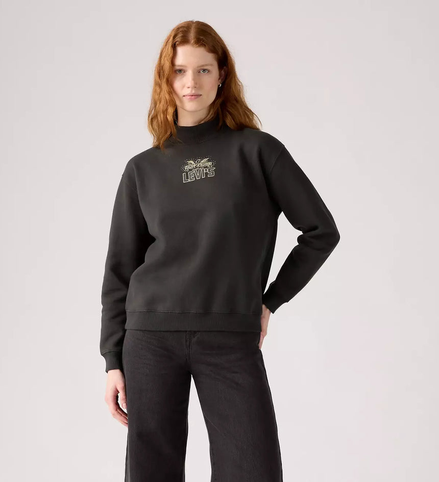 levi's® women's graphic collins mockneck sweatshirt 003R90000XS- Black – Levi's Hong Kong