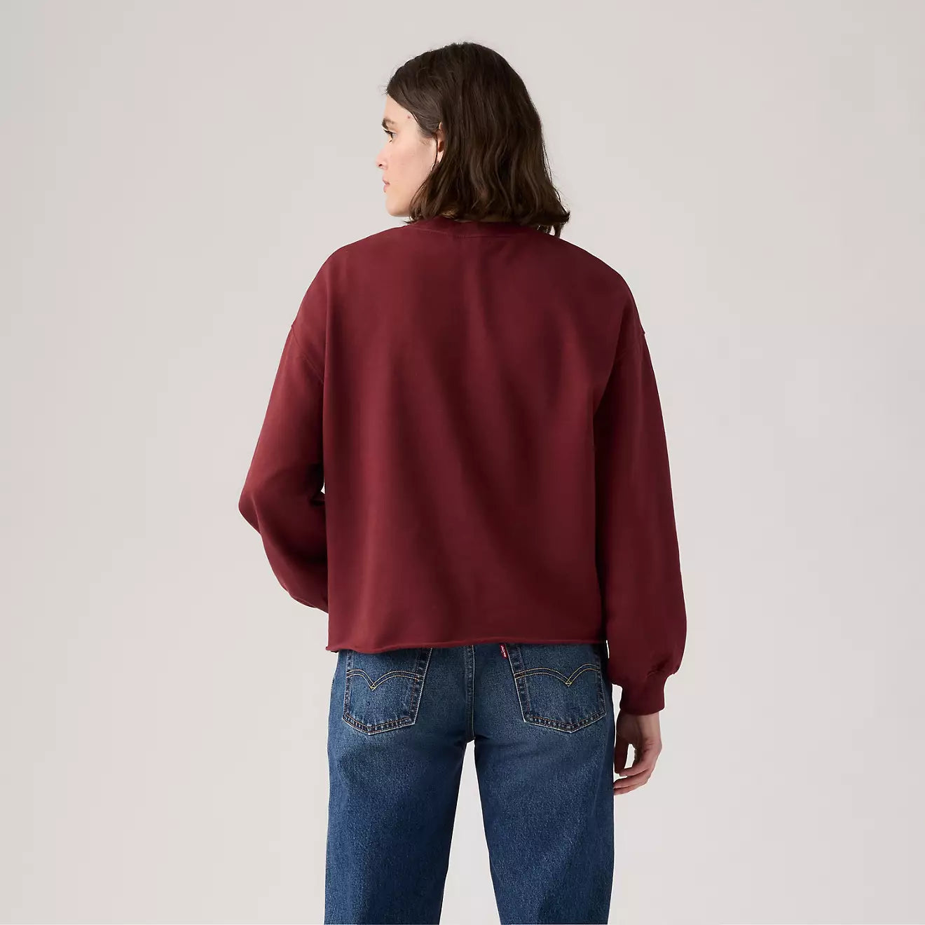 levi's® women's graphic leo crewneck sweatshirt 003RE0000XS- Red – Levi's Hong Kong