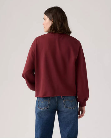 levi's® women's graphic leo crewneck sweatshirt 003RE0000XS- Red  – Levi's Hong Kong