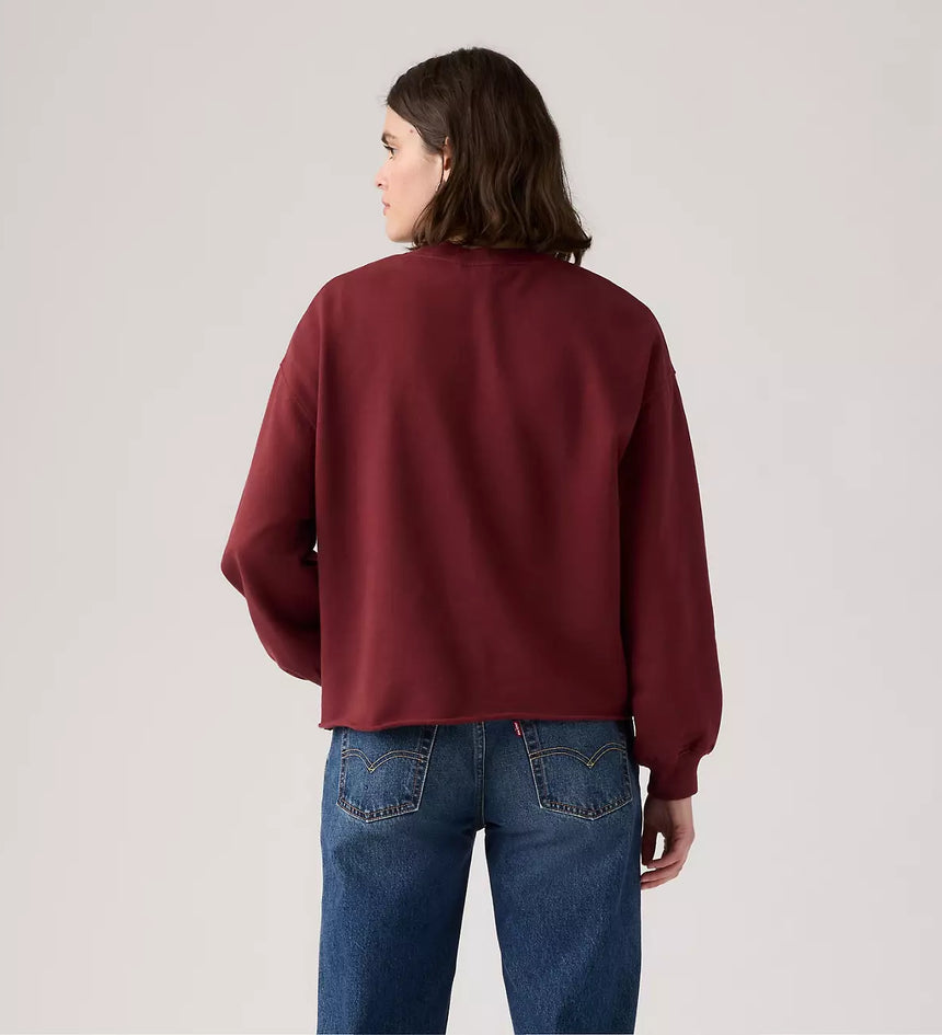 levi's® women's graphic leo crewneck sweatshirt 003RE0000XS- Red – Levi's Hong Kong