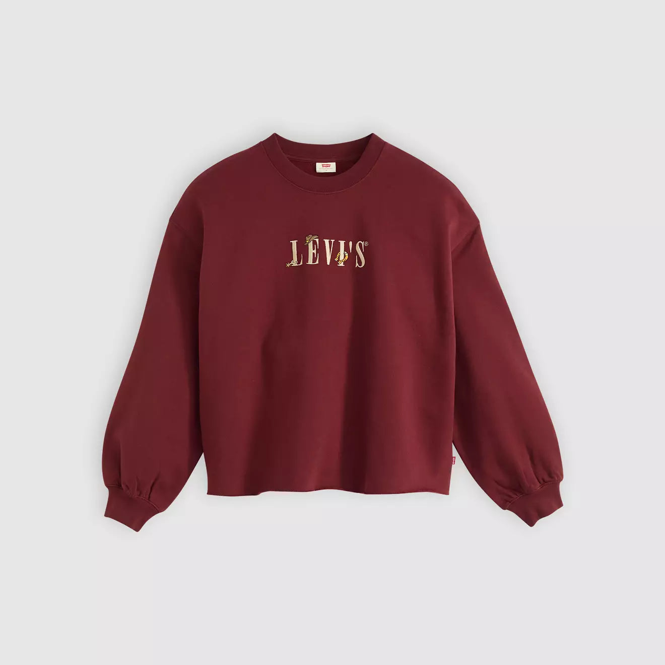 levi's® women's graphic leo crewneck sweatshirt 003RE0000XS- Red – Levi's Hong Kong