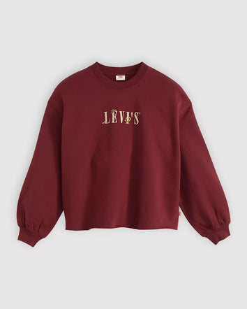 levi's® women's graphic leo crewneck sweatshirt 003RE0000XS- Red  – Levi's Hong Kong