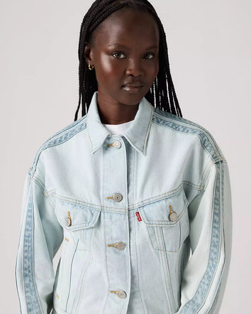 levi's® women's shrunken '90s trucker jacket 003S90000XS- Medium Indigo  – Levi's Hong Kong