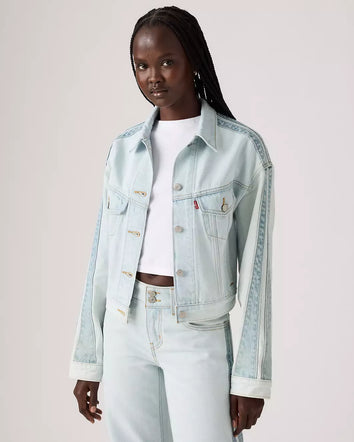 levi's® women's shrunken '90s trucker jacket 003S90000XS- Medium Indigo  – Levi's Hong Kong