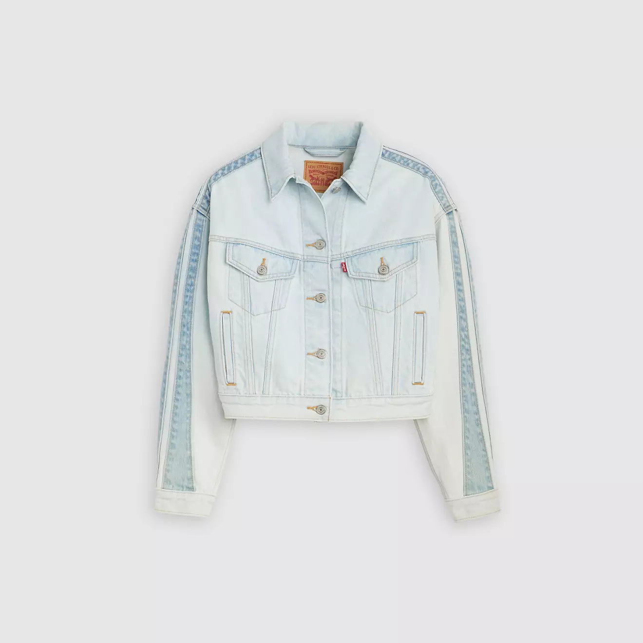 levi's® women's shrunken '90s trucker jacket 003S90000XS- Medium Indigo – Levi's Hong Kong