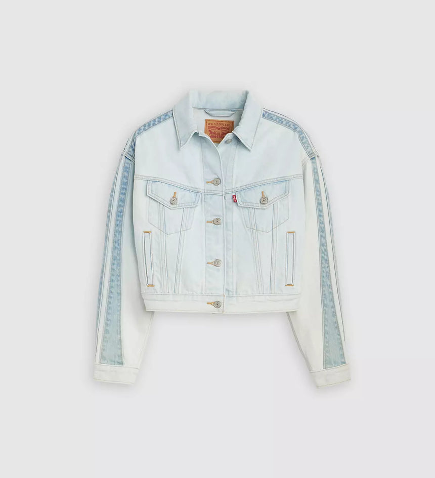 levi's® women's shrunken '90s trucker jacket 003S90000XS- Medium Indigo – Levi's Hong Kong