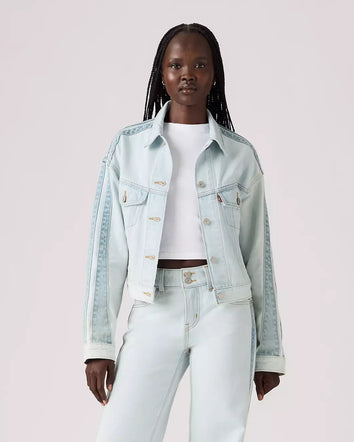 levi's® women's shrunken '90s trucker jacket 003S90000XS- Medium Indigo  – Levi's Hong Kong