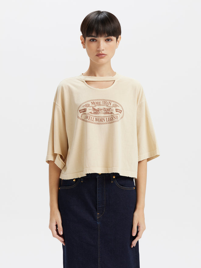levi’s®  特色破壞設計印花logo 短袖tee| 女裝 003SP0001XS- Multi  – Levi's 香港