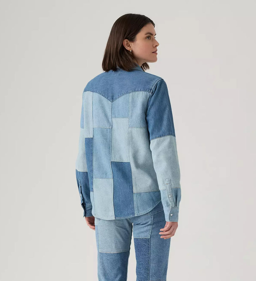 levi's® 拼布西部襯衫| 女裝 - multicolor | levi's hk 003TO0000XS- Multicolor – Levi's 香港