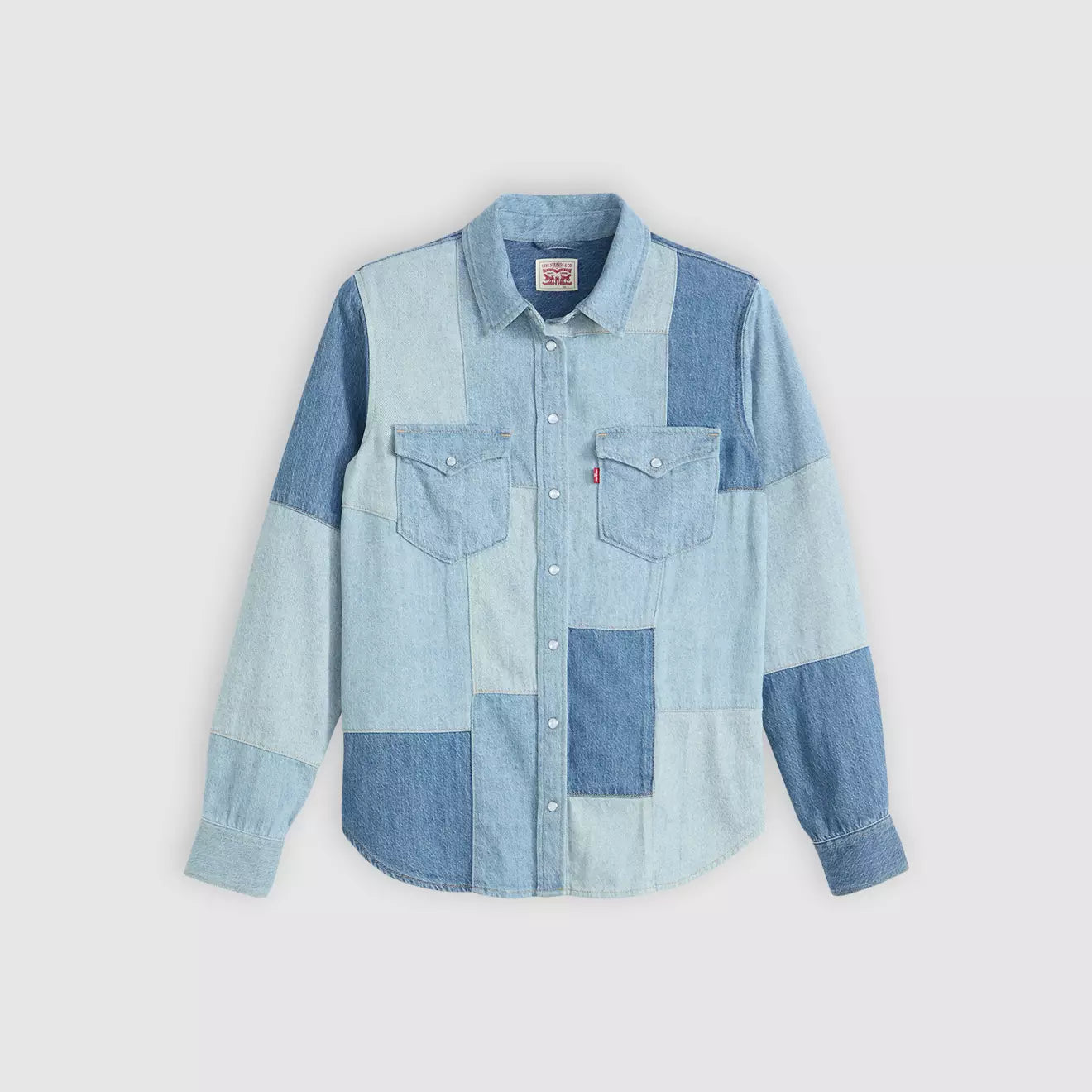 Levi's® 拼布西部襯衫| 女裝 - Multicolor | Levi's HK