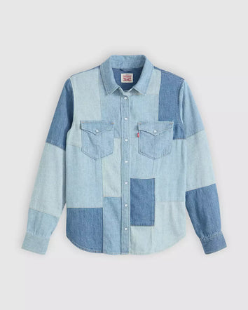 levi's® 拼布西部襯衫| 女裝 - multicolor | levi's hk 003TO0000XS- Multicolor  – Levi's 香港