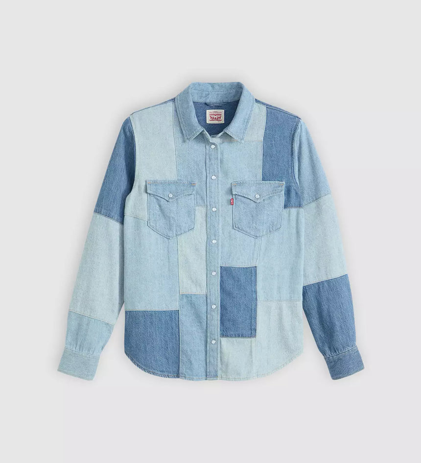 levi's® 拼布西部襯衫| 女裝 - multicolor | levi's hk 003TO0000XS- Multicolor – Levi's 香港