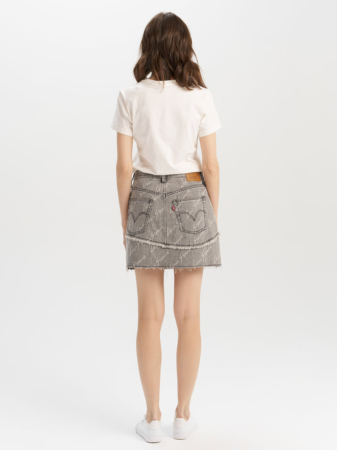 levi’s® 牛仔短裙 logo設計 |女裝 003W3000024- Indigo  – Levi's 香港