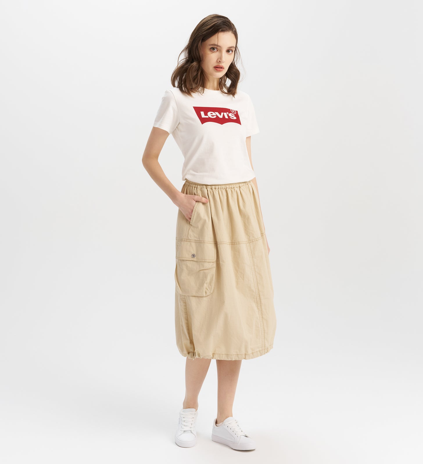 levi’s® women's comfortable casual long skirt 003W40002XS- Multi – Levi's Hong Kong