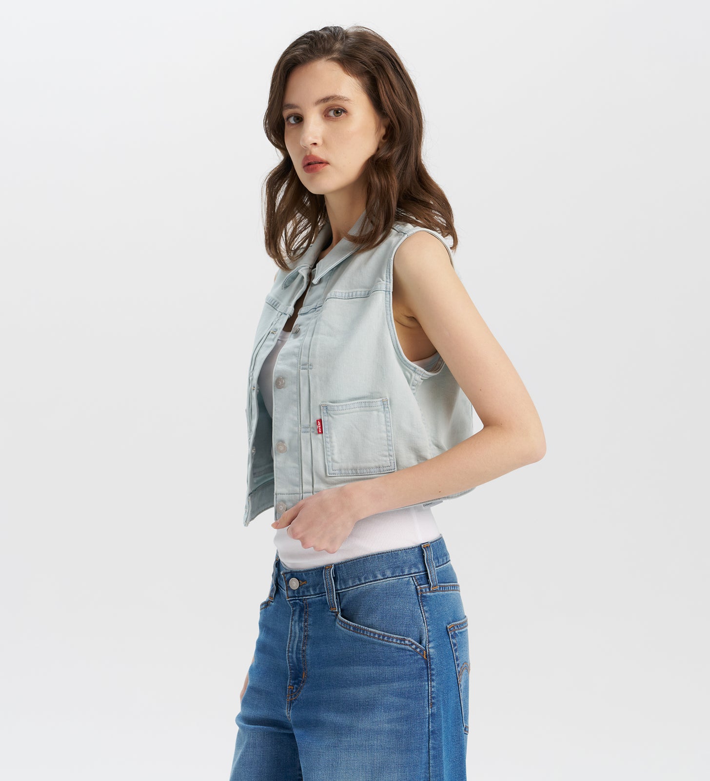 levi’s®  performance cool  牛仔背心 |女裝 003XP0000XS- Indigo – Levi's 香港