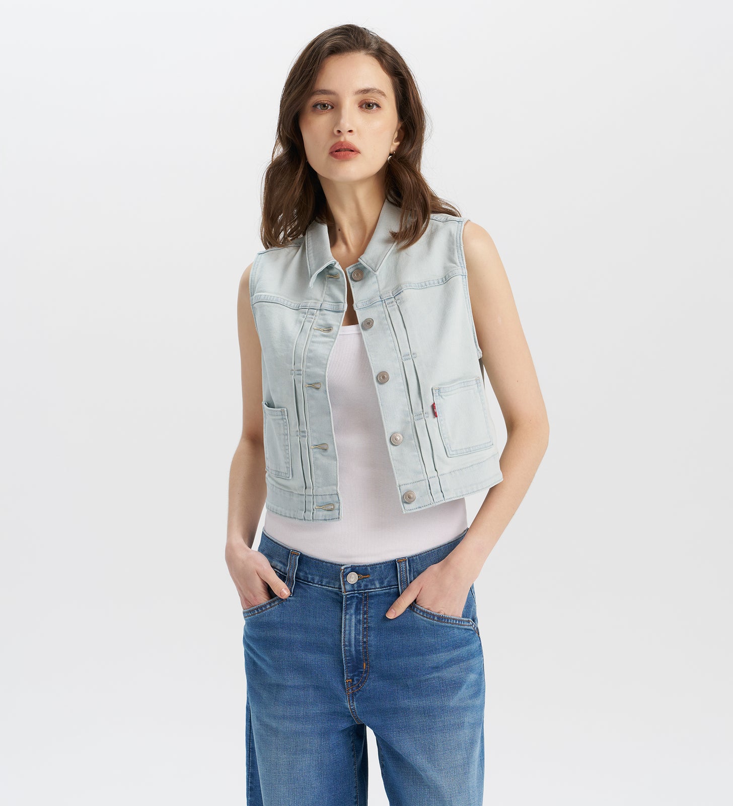 levi’s®  performance cool  牛仔背心 |女裝 003XP0000XS- Indigo – Levi's 香港