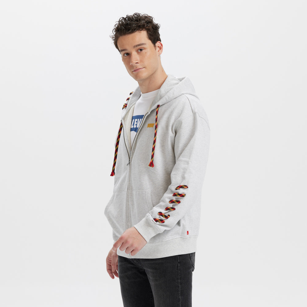 levi's® 新年限定款拉鍊連帽衫 | 男裝 003ZM0001XS- Grey – Levi's 香港