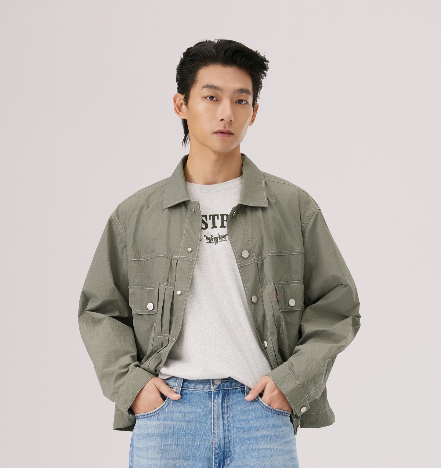 Levi's® Cool Tech Hooded Type II Trucker 連帽牛仔外套 | 男裝
