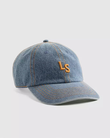 levi's® monogram 字母棒球帽 | 男裝   004BS0002OS- Light Indigo  – Levi's 香港