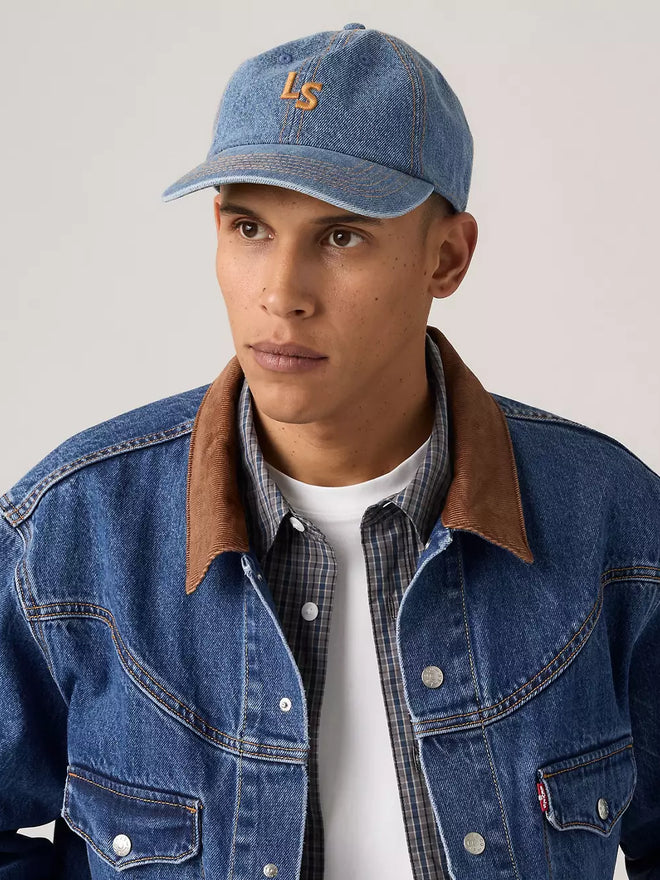 levi's® men's monogram cap 004BS0002OS- Light Indigo  – Levi's Hong Kong