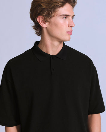 levi's® blue tab™ cropped polo 恤 | 男裝 004TK0001M- Black  – Levi's 香港
