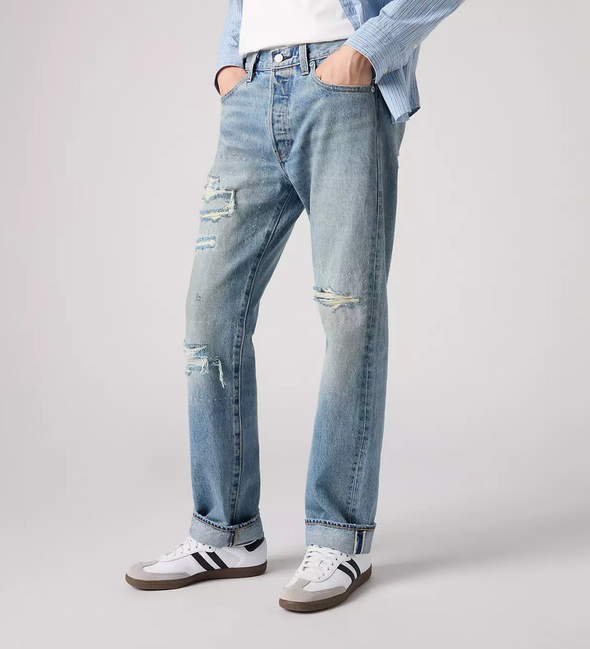 levi's®  501® 經典直腳牛仔褲 | 男裝 - medium wash | levi's hk 0050137362832 Medium Wash – Levi's 香港