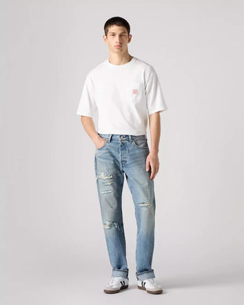 levi's®  501® 經典直腳牛仔褲 | 男裝 - medium wash | levi's hk 0050137362832 Medium Wash  – Levi's 香港