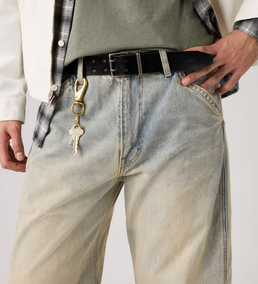 levi's® potrero 雙扣皮帶 | 男裝 005D3000090- Black – Levi's 香港