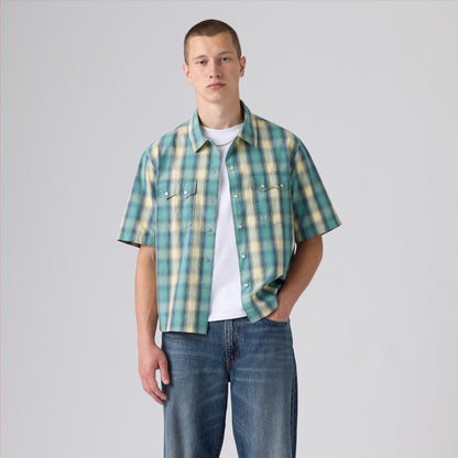 Levi's® Short-Sleeve Boxy 西部襯衫 | 男裝  