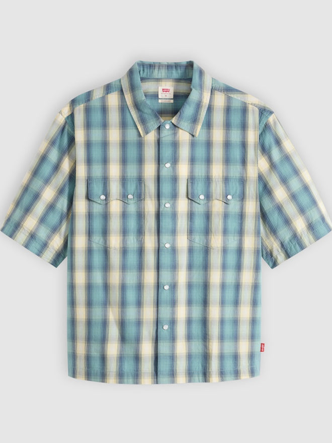 levi's® short-sleeve boxy 西部襯衫 | 男裝   005H70007S- Multicolor  – Levi's 香港