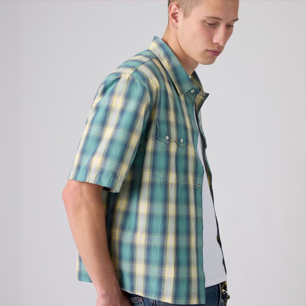 Levi's® Short-Sleeve Boxy 西部襯衫 | 男裝  