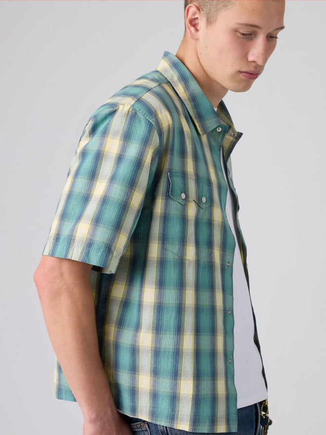 levi's® short-sleeve boxy 西部襯衫 | 男裝   005H70007S- Multicolor  – Levi's 香港